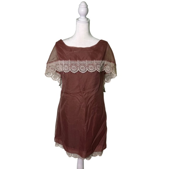 Pixie of California Dresses & Skirts - Vintage Pixie of California Sheer Lace Cape Dress Babydoll 60s 70s Fairy Mini